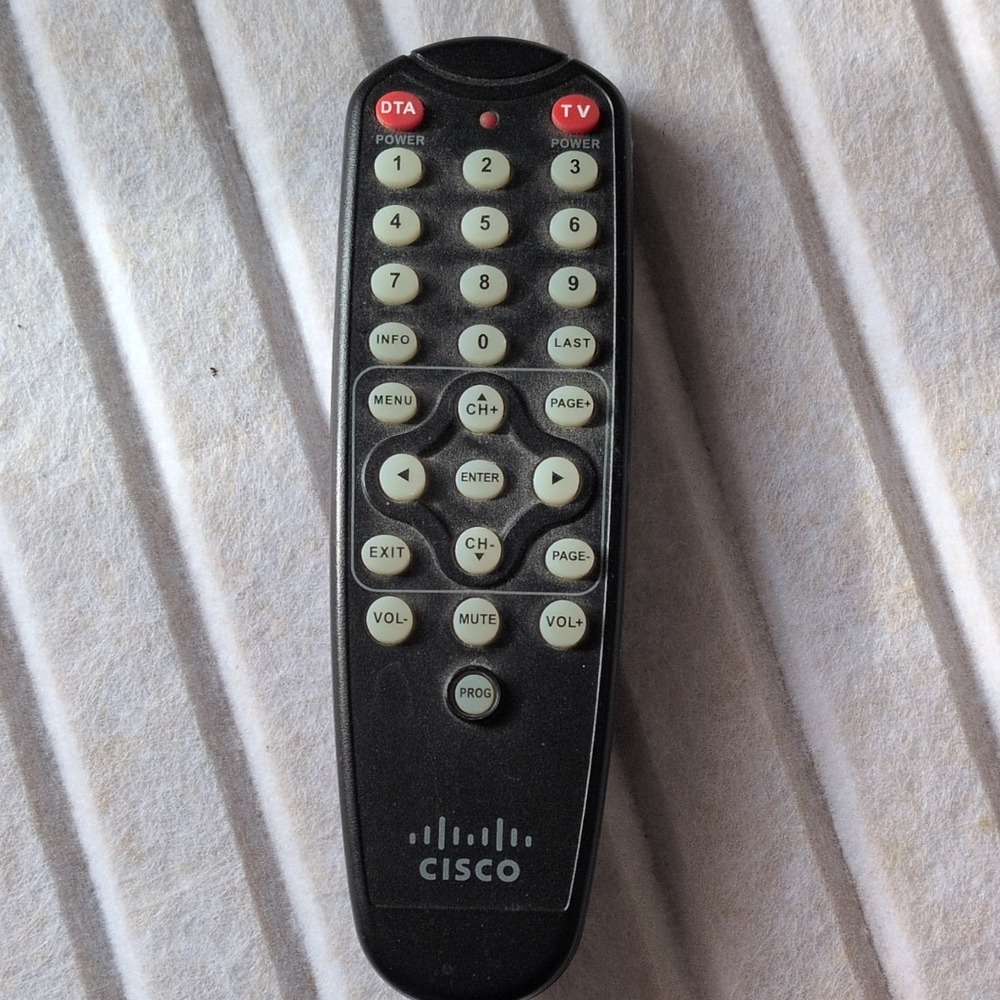 Cisco HDA-RF2.2 Remote Control Black MPN HDA-RF2.2- UNTESTED